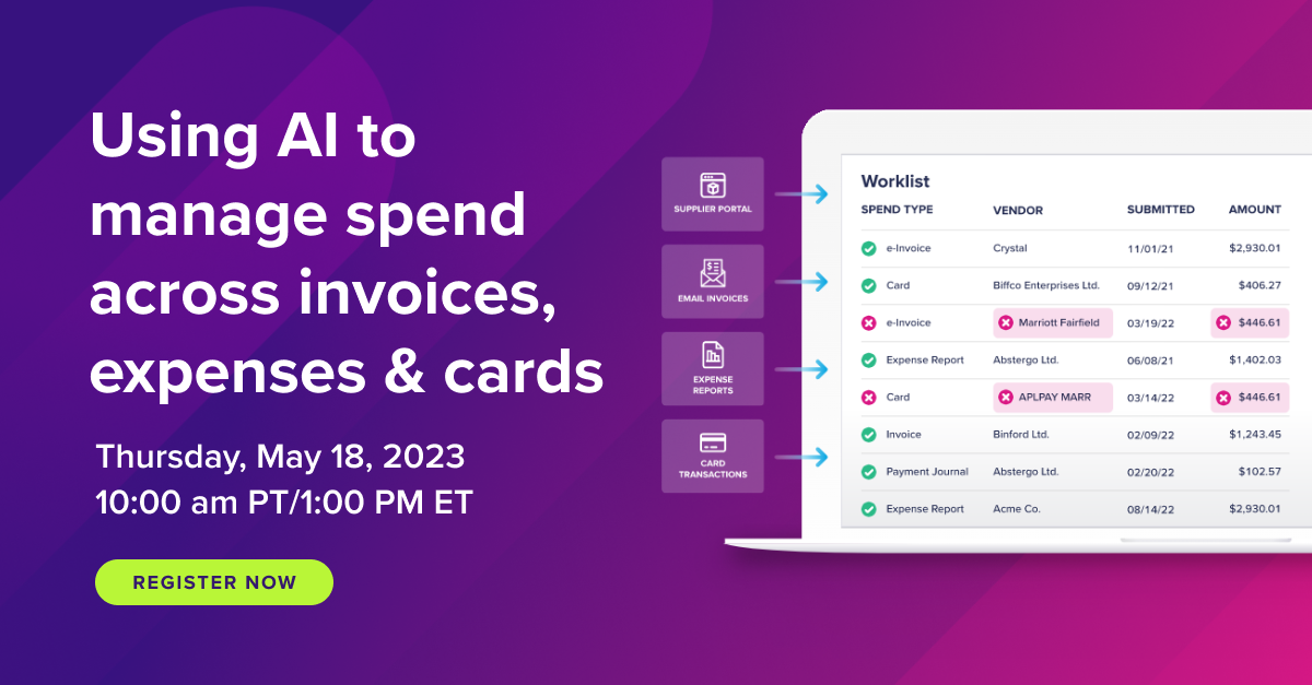 AppZen | Using AI to manage spend across invoices, expenses & cards